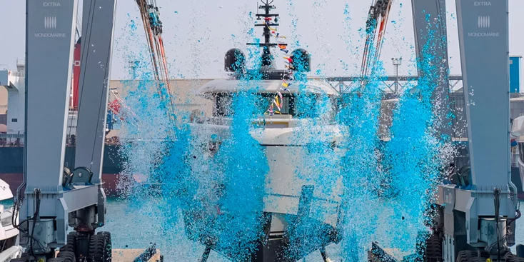 Спуск на воду первого корпуса Columbus Atlantique 38