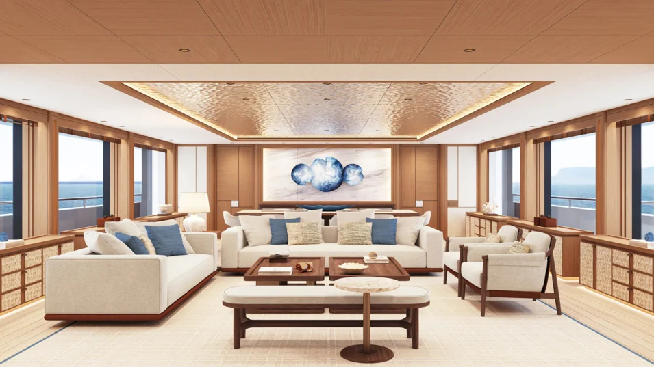 Project Light 63M's main saloon