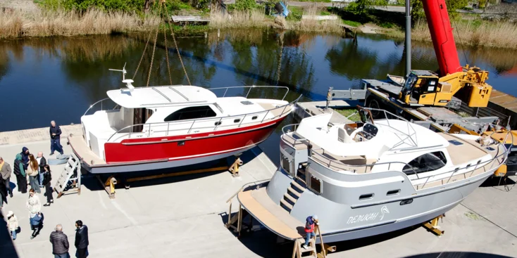 Ushakov shipyards launch Courage 35 OC and Courage 39 AC