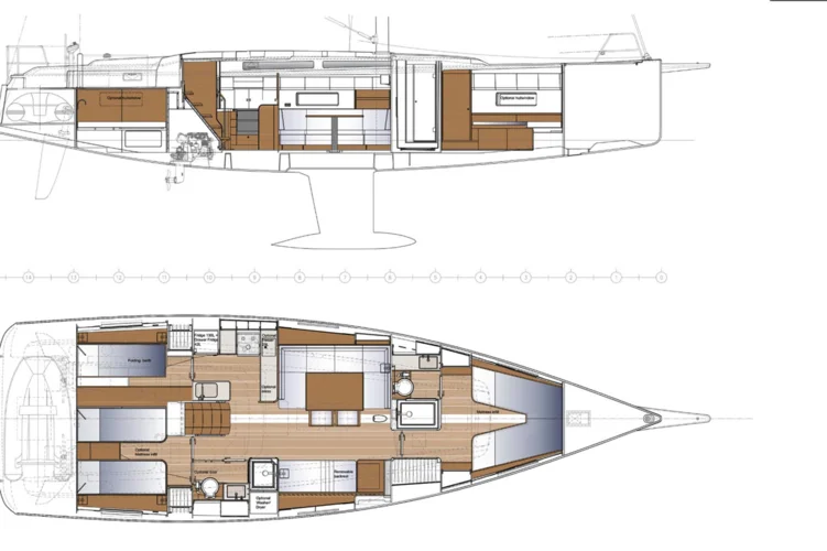 Lower Deck Layout (option)