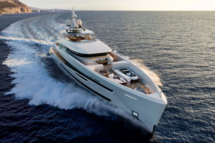 Project Akira project is the first superyacht of the 57m Aluminum FDHF series