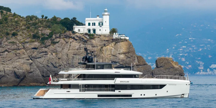 The Tankoa T450 Singolare is one of the world premieres scheduled to take place at the Monaco Yacht Show 2026