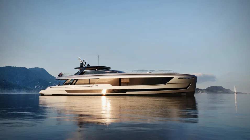 While designing the vessel's exterior, Guido de Groot drew inspiration from sports cars