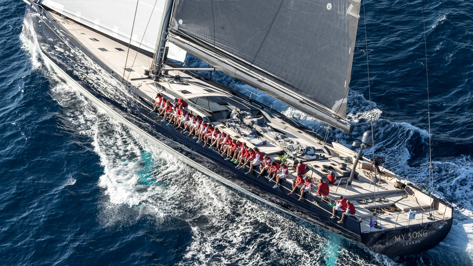 40-meter sailing superyacht My Song