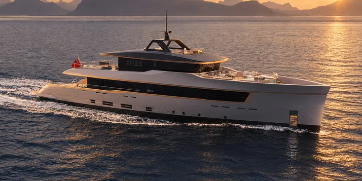 48.3-metre OXO motor superyacht concept by British Dixon Yacht Design