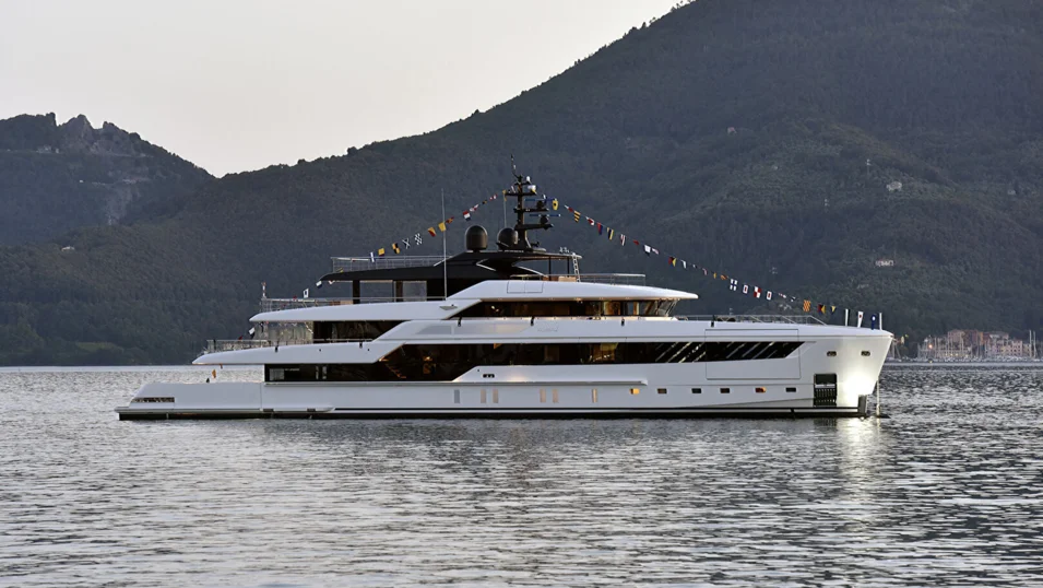 The first Sanlorenzo 50Steel was christened Almax