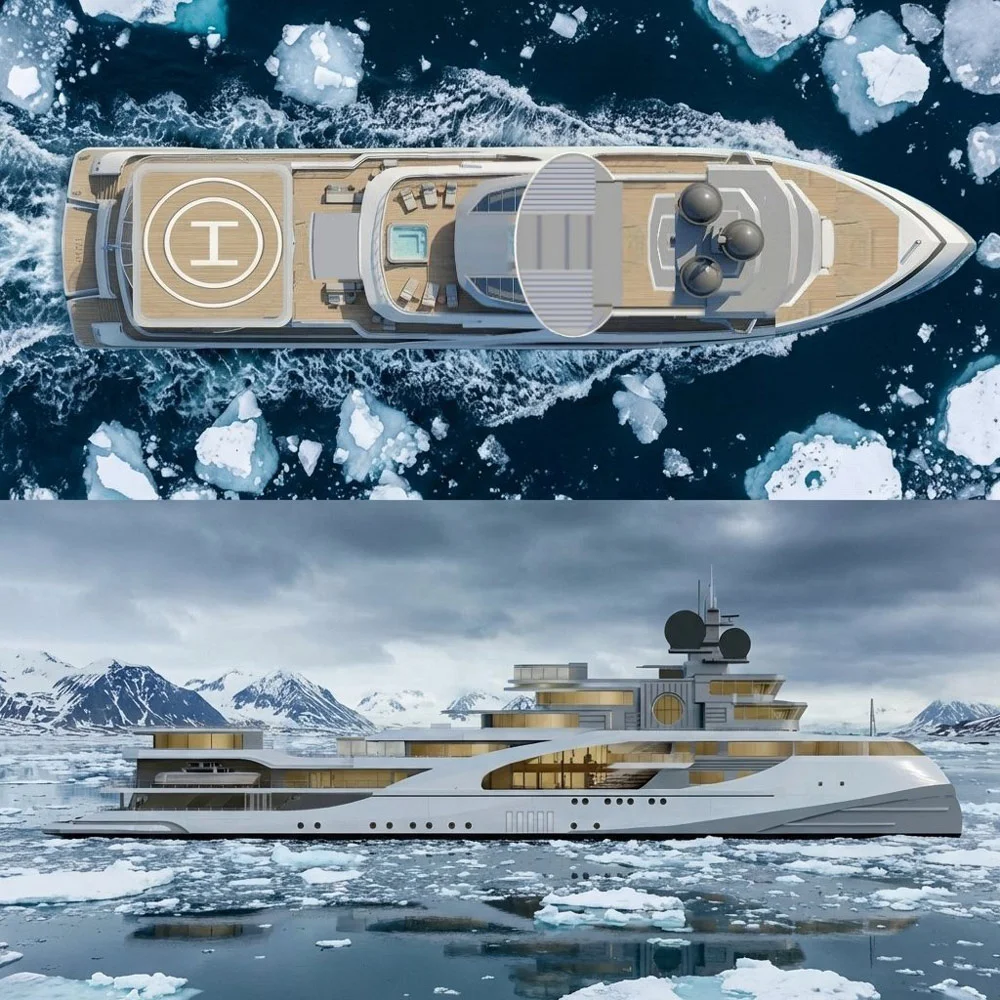 "Зимний" вариант Palladino Yacht Design Wild One с полностью закрытой смотровой площадкой