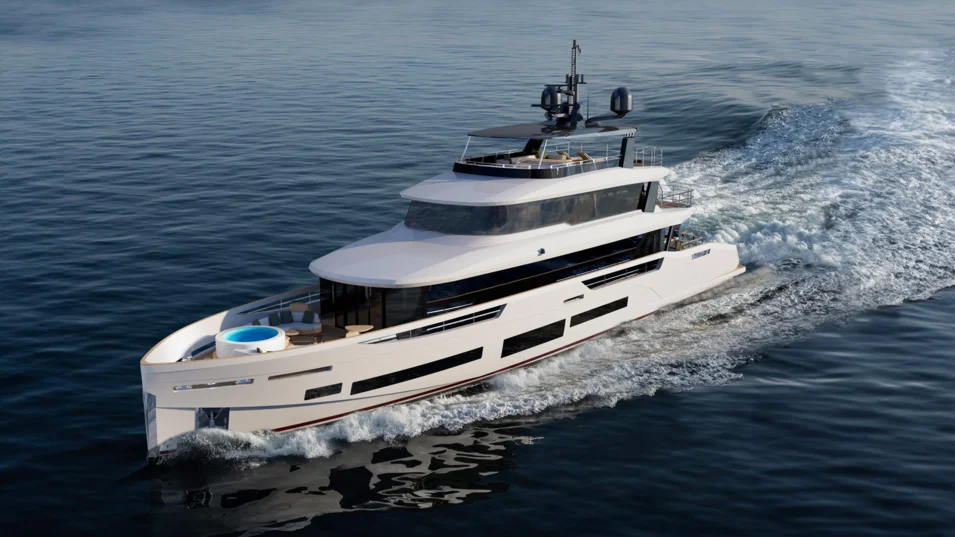 The length of the tri-deck Sirena 118 will be 36 metres