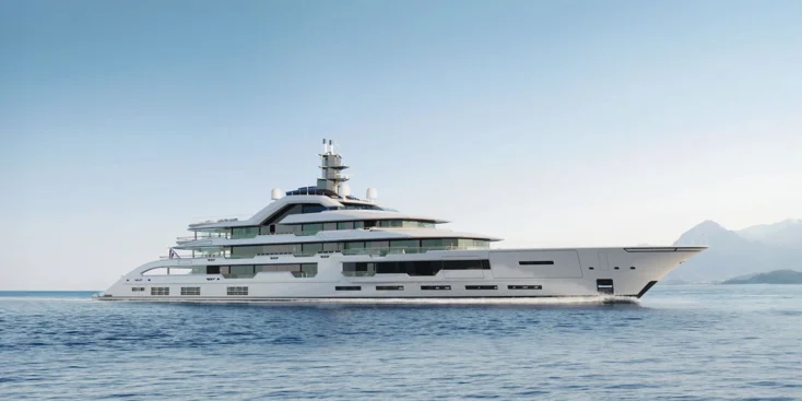 Project Tanzanite will be capable of accommodating 22 guests and a crew of 44