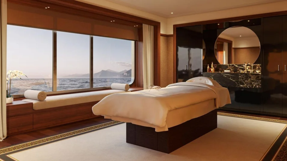 Под Guerlain Spa на Orient Express Corinthian отведена площадь около 500 кв. м