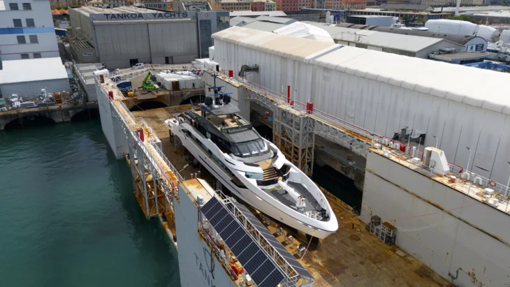 The Loewe superyacht is the second unit in T55 Sportiva series