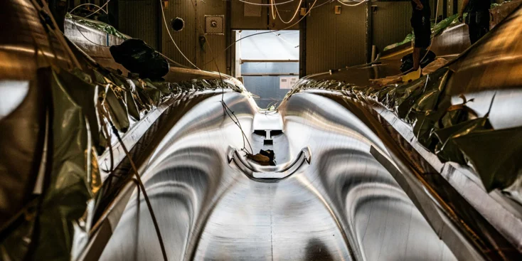 The most advanced materials and technologies are used for the construction of Ferrari Hypersail