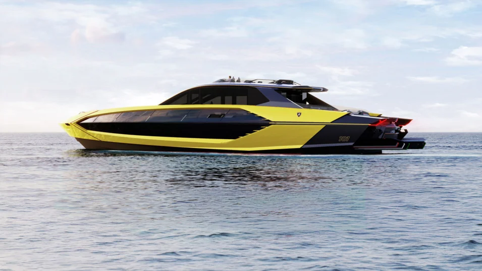 The Tecnomar Lamborghini 101's design draws on famous supercars