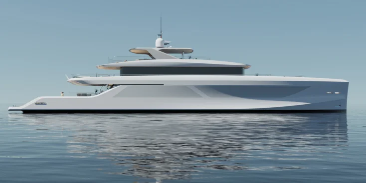 50-metre superyacht concept by Cass Yacht Design