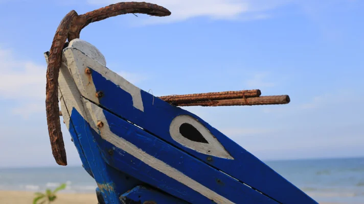 Traditional Vietnamese boat