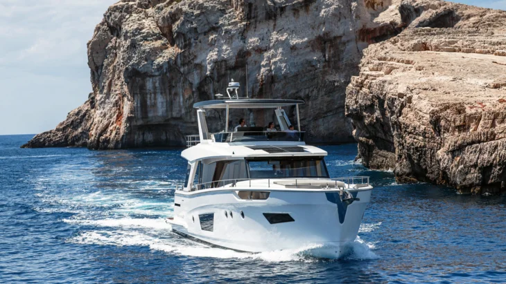 The Greenline 58 Fly Hybrid will be able to cover up to 20 nautical miles in a silent electric mode with speeds up to 6 knots