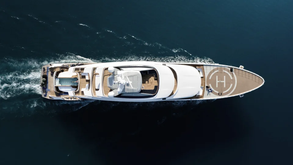 The 78-metre Platinum will be the largest superyacht ever built by Italian Admiral Yachts