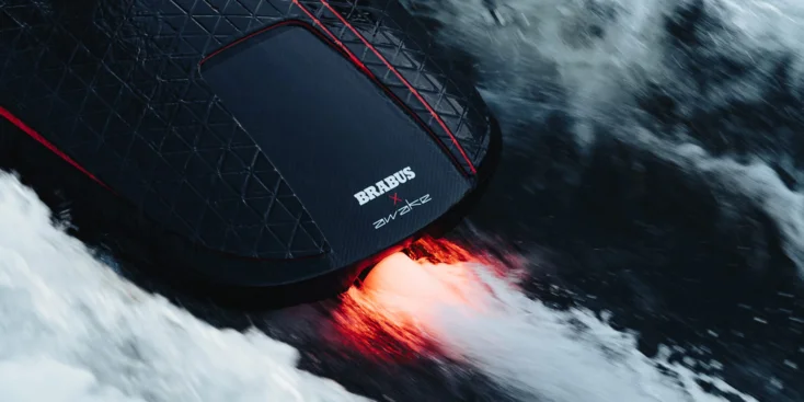 Brabus & Awake Shadow Explore Jetboard is the result of collaboration between e-jetboard manufacturer Awake and tuning company Brabus