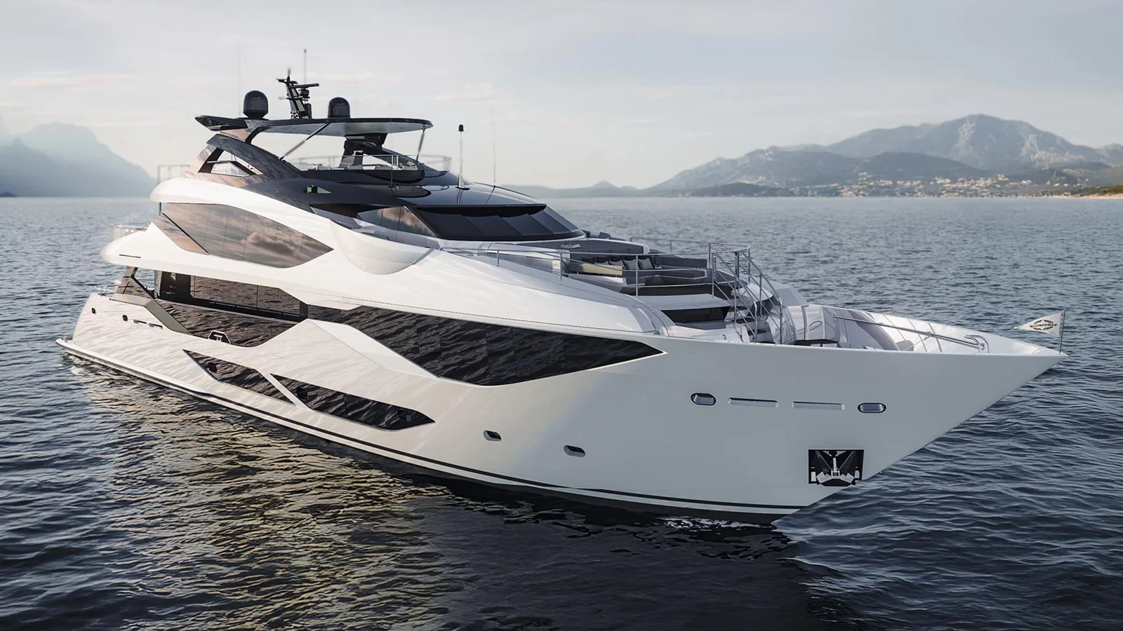 Italian designer Francesco Paszkowski has worked on the Sunseeker 134 Superyacht's exterior