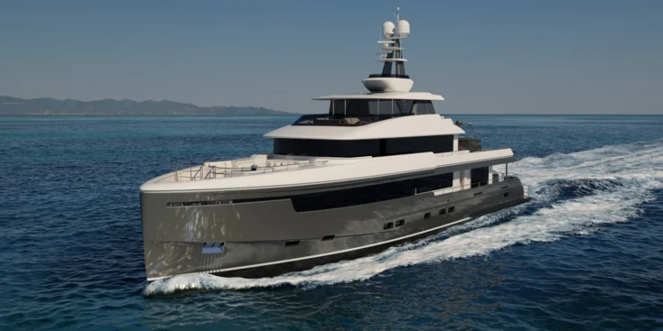 The Magnolia 41m is the first explorer to be built by Turkish Magnolia Yachts