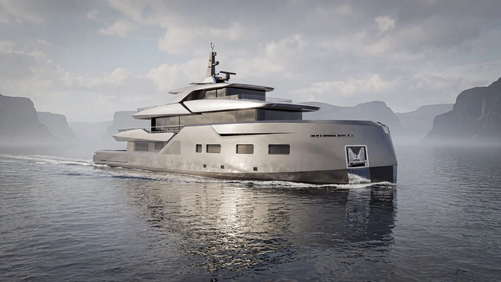 The Anvil's powerful bow communicates that she's ready for long-range travels