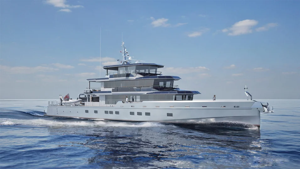Экстерьер кастомного эксплорера разработала студия Humphreys Yacht Design