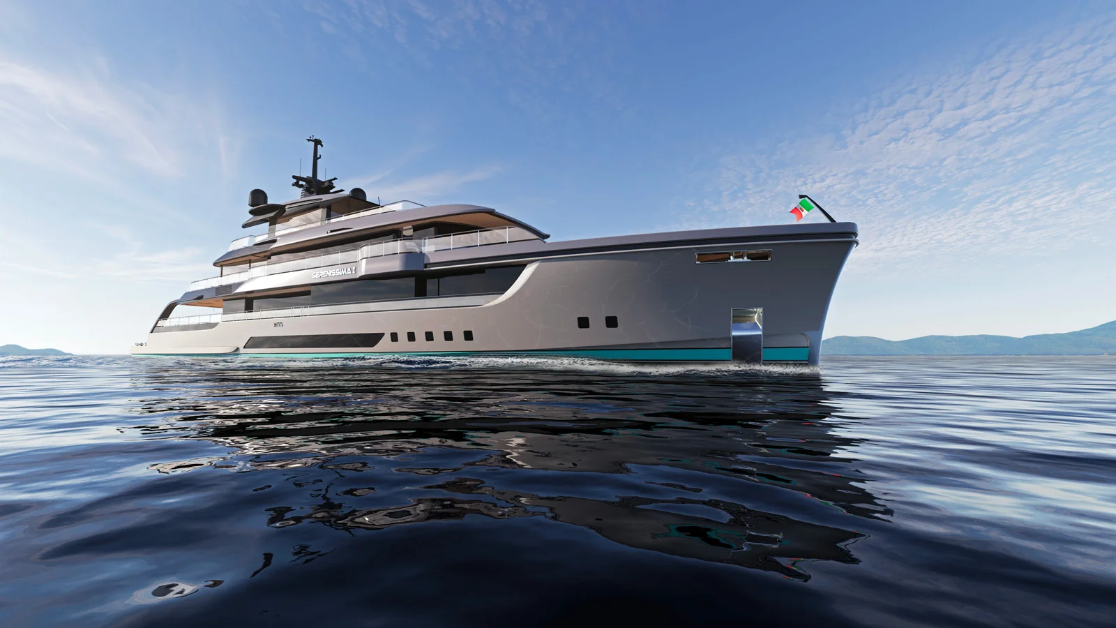 The NL S1 hull was developed by Van Oossanen Naval Architects