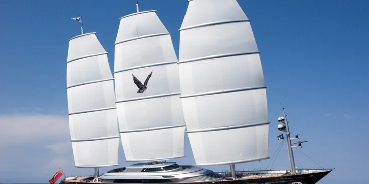 88-meter sailing superyacht Maltese Falcon