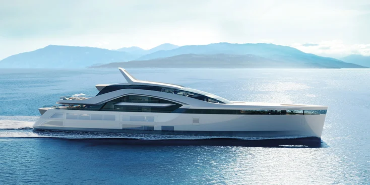 The Hive is a 115-metre design concept designed by Dutch Feadship