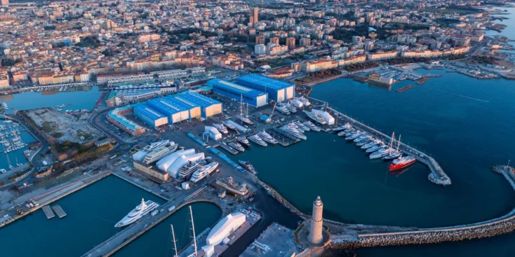 Lusben shipyard in Livorno