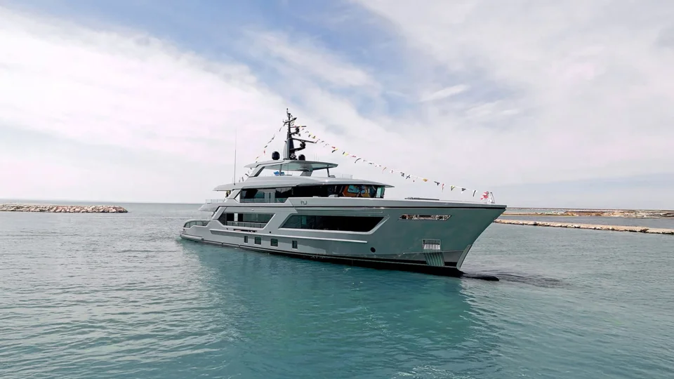 CdM RJ155 flagship expedition yacht christened RJ