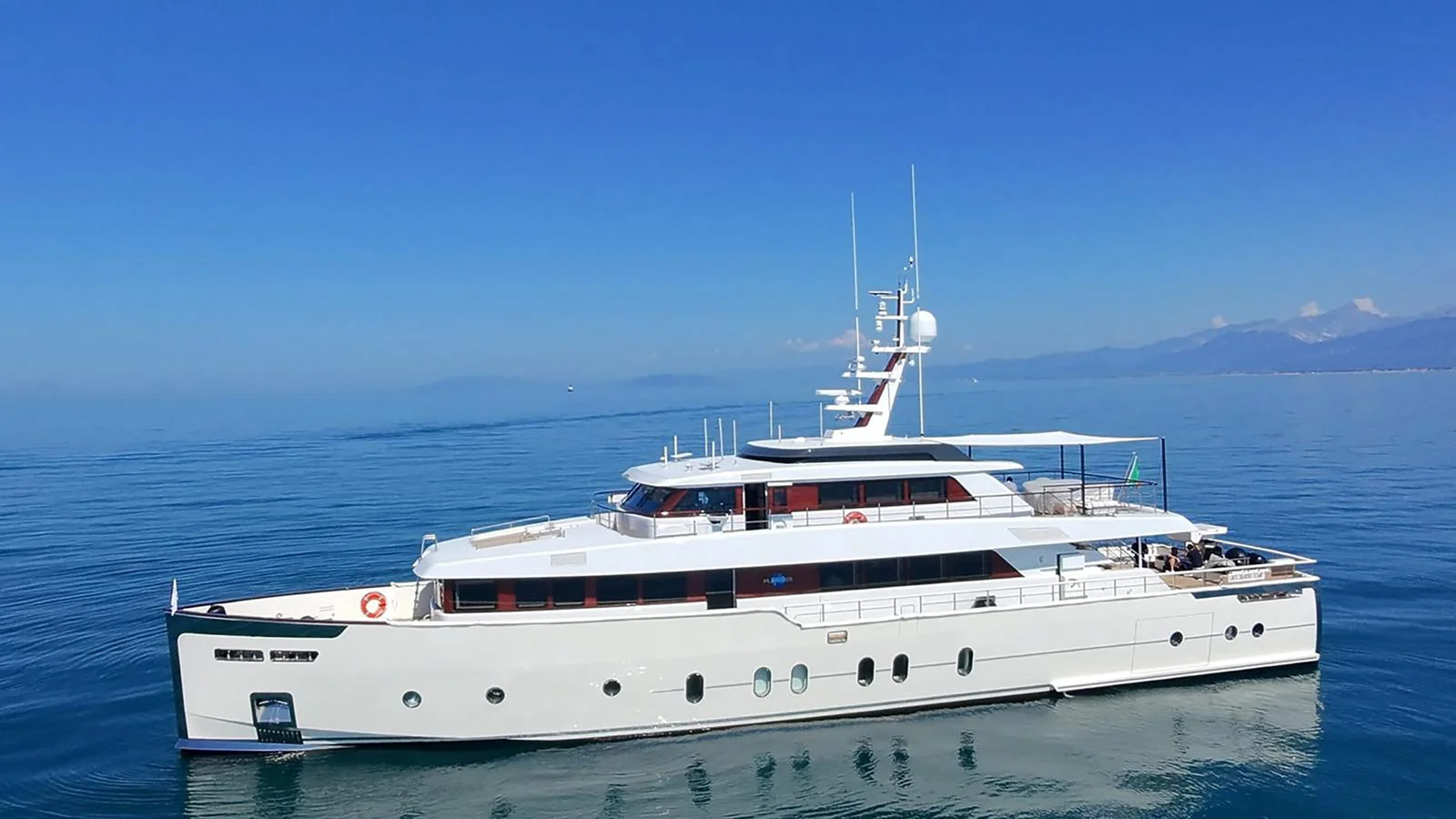 The Pleiades is the first in the Codecasa Classic Yacht 110′ series