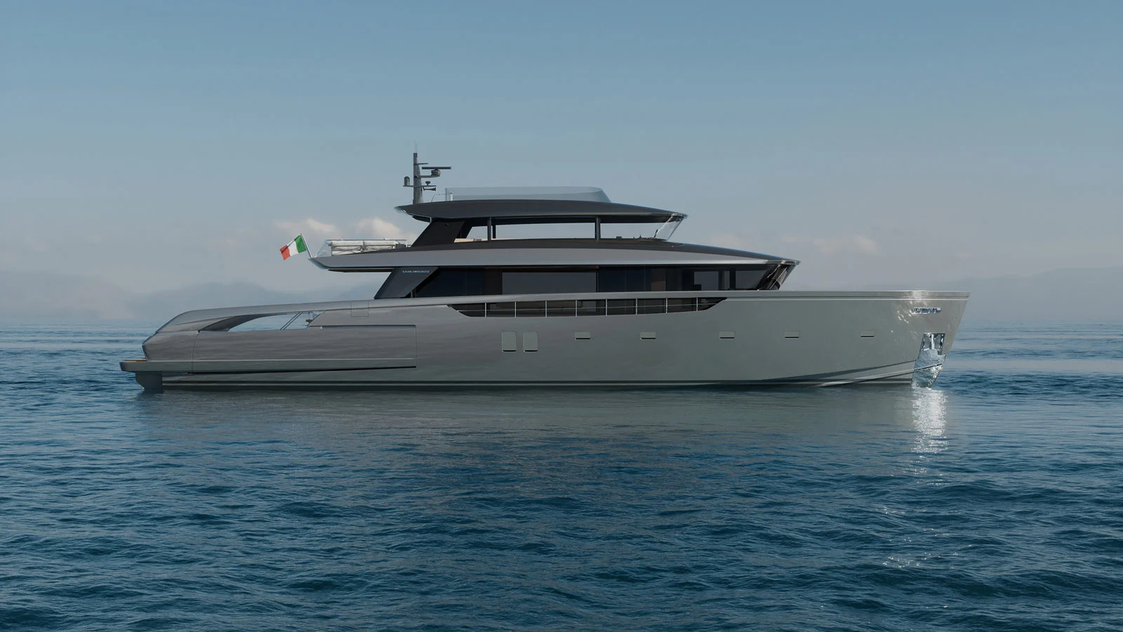 The SX120 is the new flagship in Sanlorenzo's crossover range