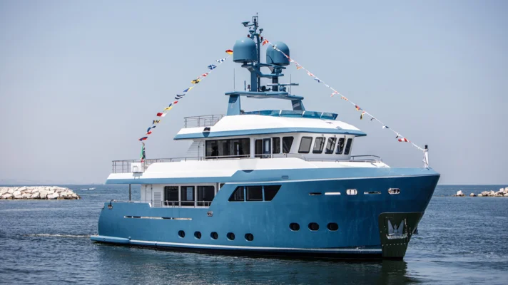 Italian Cantiere delle Marche shipyard has launched the 26.10-metre Darwin 86 christened Alexa