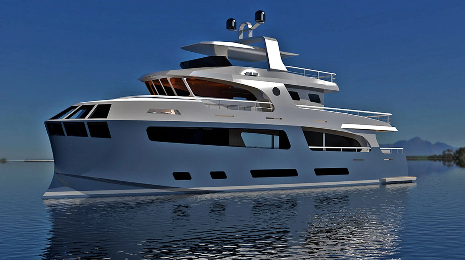 Rendering of the future Explorer 28 M model