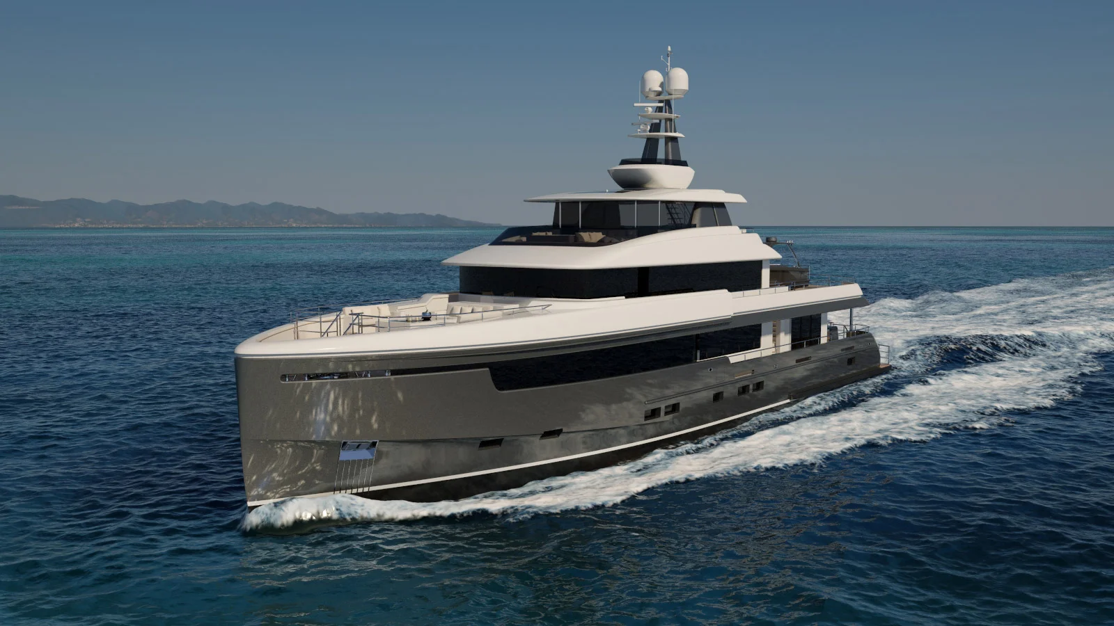 The Magnolia 41m is the first explorer to be built by Turkish Magnolia Yachts