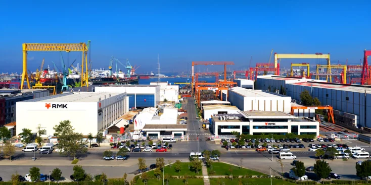 Производственная площадка верфи RMK Yachts в Тузле, Турция