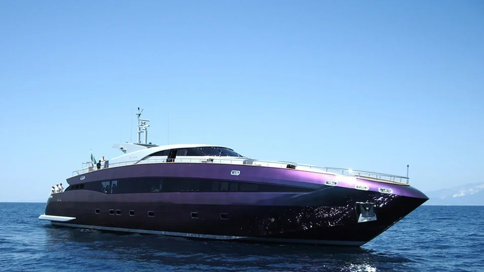 40.8-metre RC motor yacht (now Aquila) Spadolini designed for Roberto Cavalli