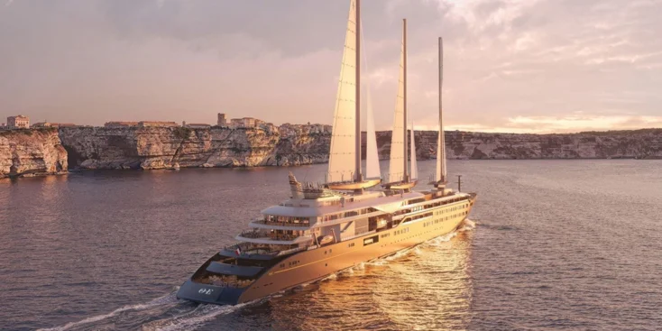 220-метровый Orient Express Corinthian претендует на звание самого большого в мире парусника