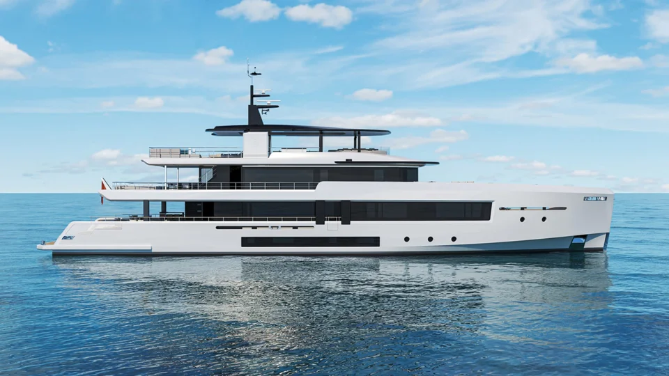 The new 45-metre explorer is the second project based on CdM and Giorgio M. Cassetta's concept