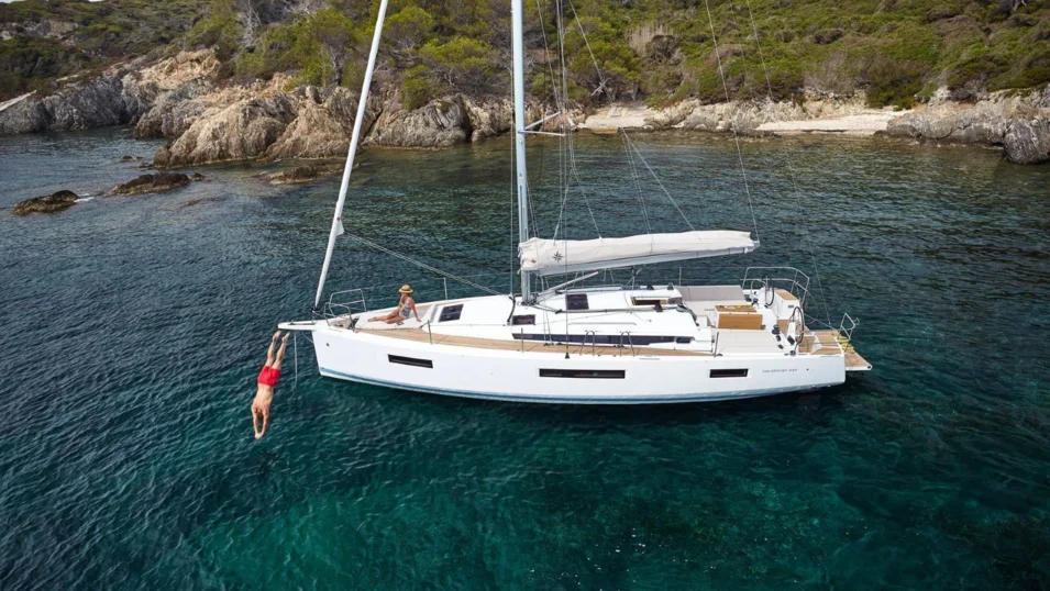 Bareboat charter of a small sailing yacht is the most affordable charter option