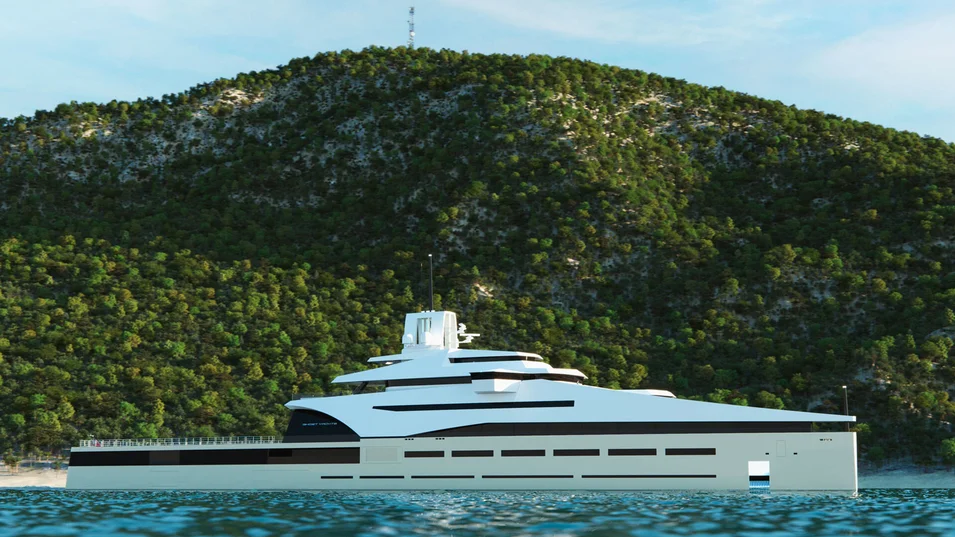 В разработке проекта GEx участвовали компании Lateral Naval Architects, Ghost Yachts и Maritime Aviation