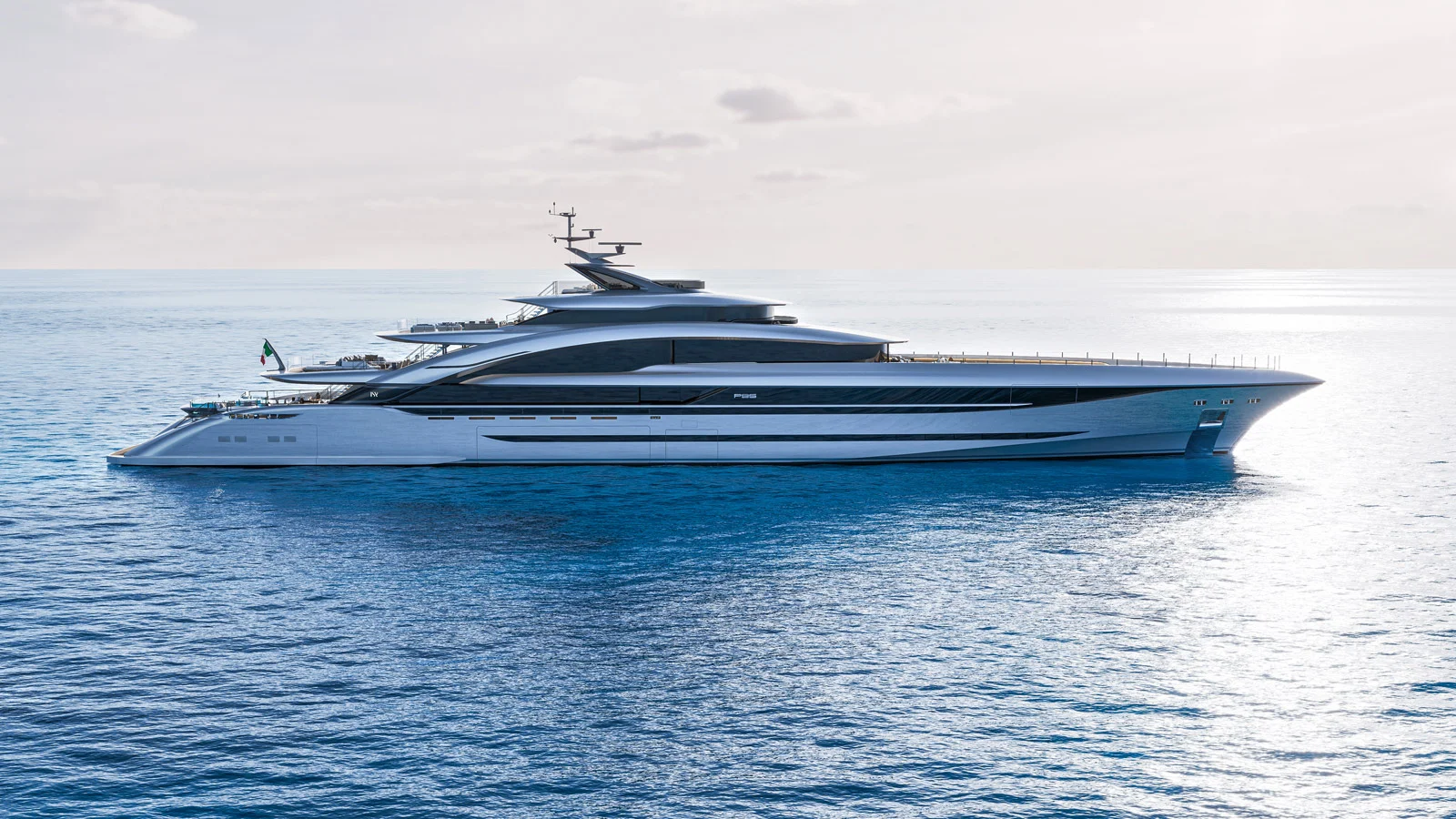 The ISA Poseidon 86 is the fourth project in the Italian shipyard's Large Yacht Collection