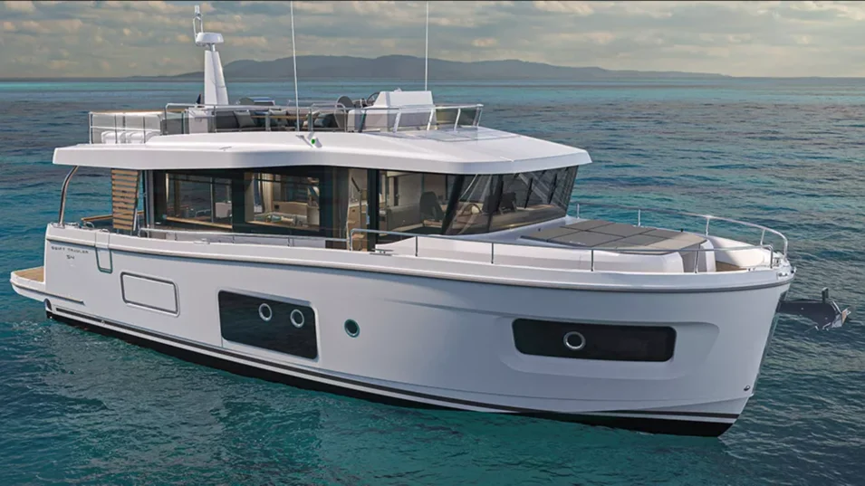 The Swift Trawler 54 can reach a top speed of 20 knots and is able to cruise up to 700 nautical miles at 9 knots