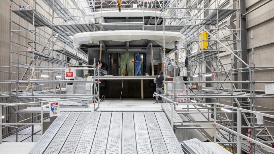 The Sirena 118 will be the largest GRP vessel ever built by the yard