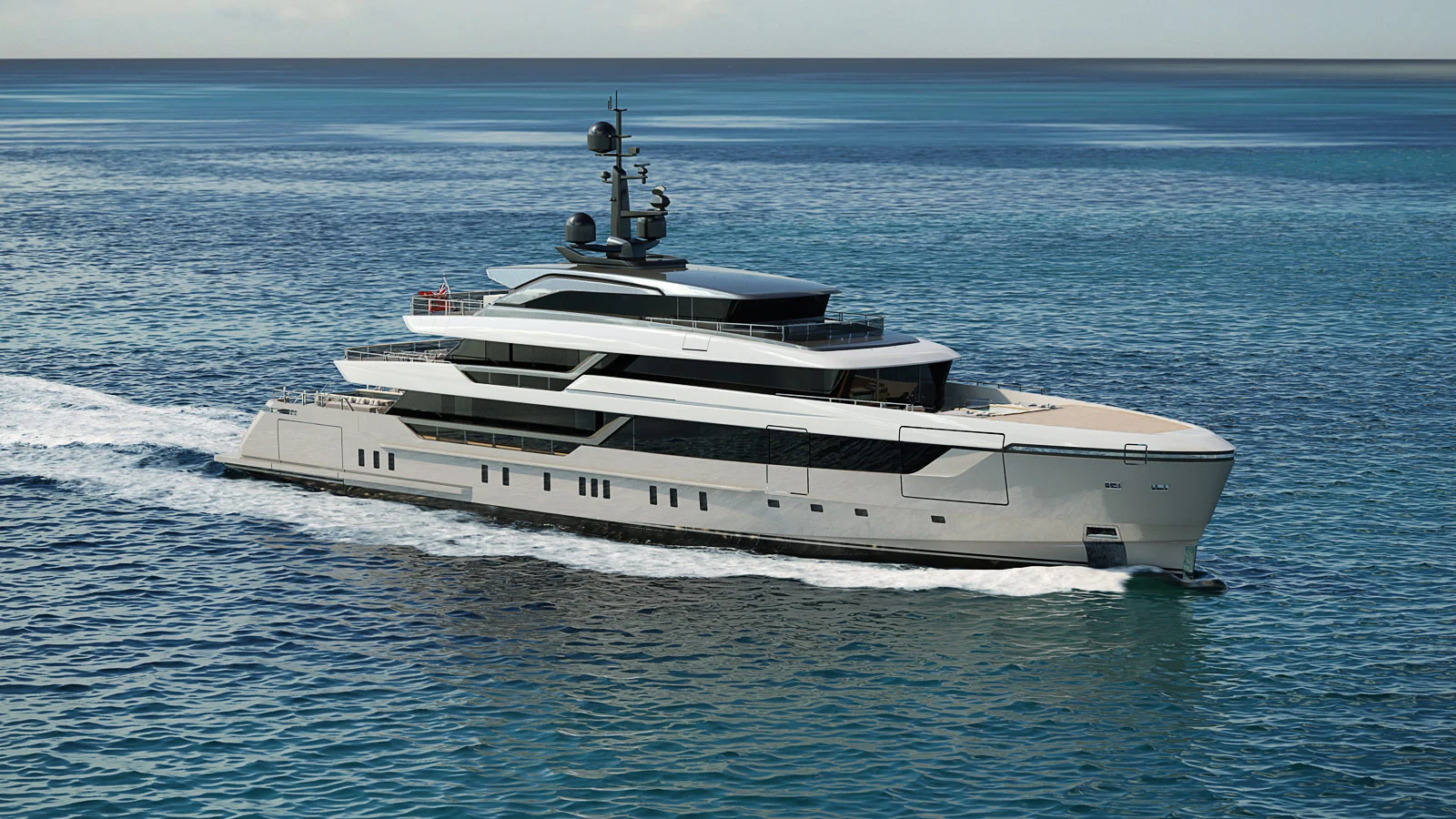 Sanlorenzo 58Steel can be fitted with a hybrid propulsion system