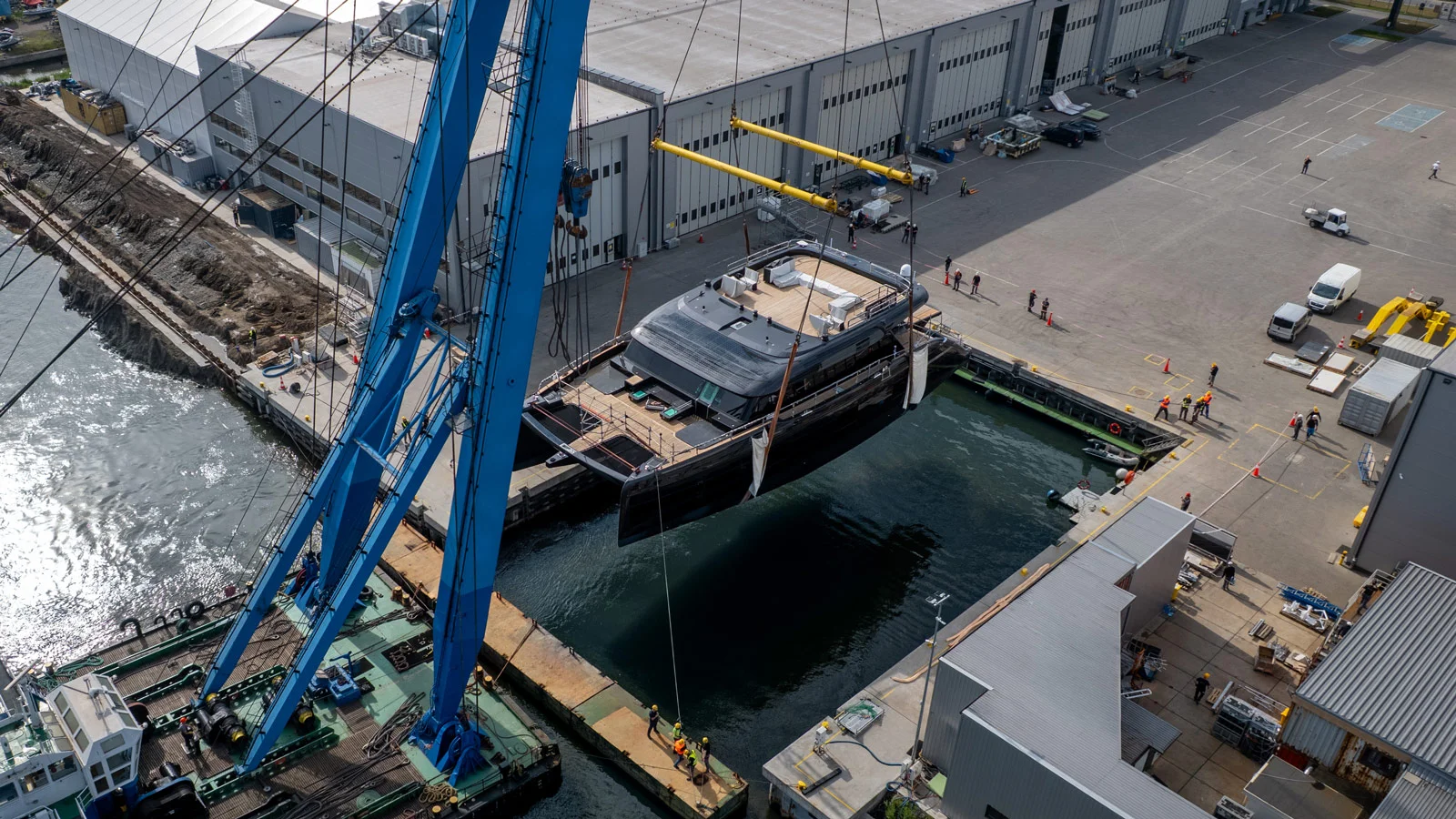 Launch of the first Sunreef 100 Eco sailing catamaran