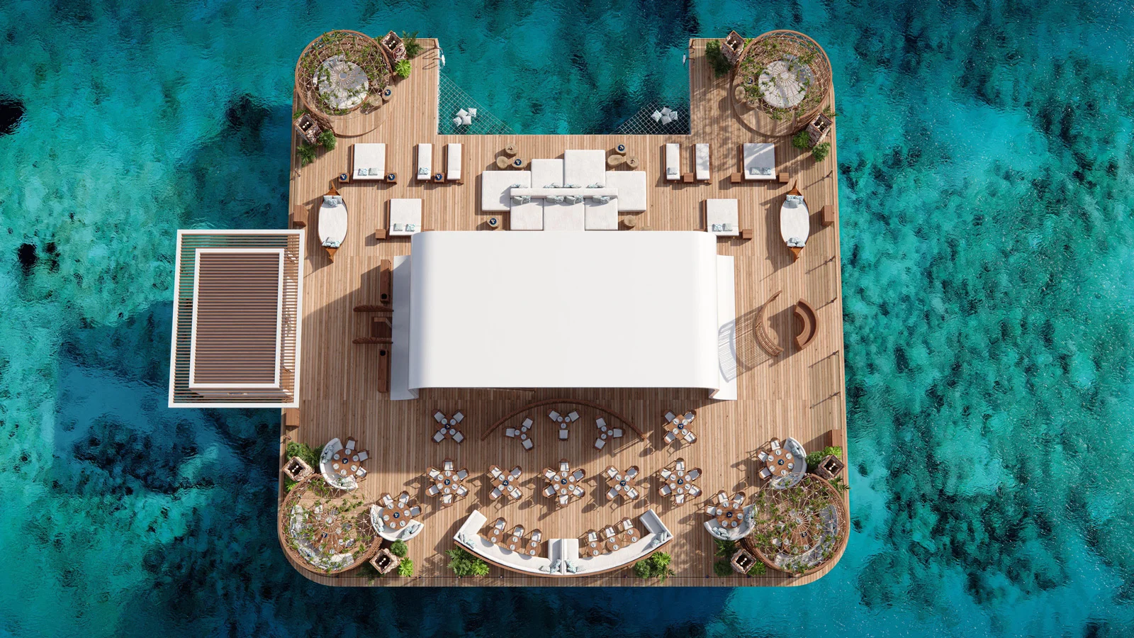 One of the options of using Oceaya as a floating entertainment venue