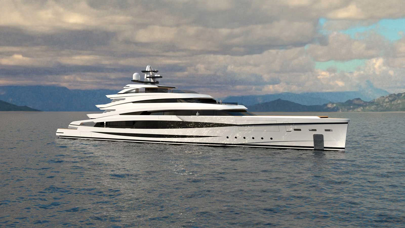 90-metre yacht concept from Design Studio Spadolini