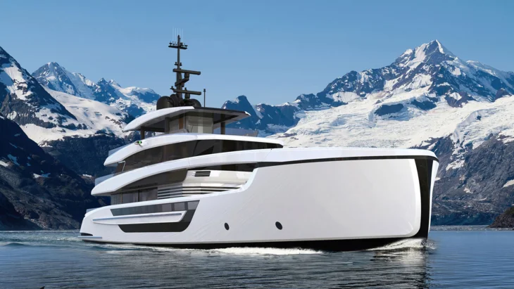 Внешним и внутренним обликом Amer Steel 41m Explorer занималась студия De Basto Designs